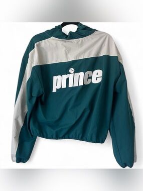 Prince Teal Jacket with White Shoulder Panel